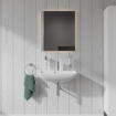 Duravit ME by Starck wastafel compact 1 kraangat met overloop 60x40cm wit SW333880