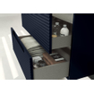 Adema Prime Balance Wastafelonderkast - 100x55x44.9cm - 2 lades - Geintegreerde greep - MDF - mat marine blauw SW892626