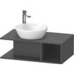 Duravit D-Neo wastafelonderkast 80x26x48cm Grafiet Mat SW641441