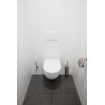 Geberit Inbouwreservoir - UP320 - QeramiQ metal bedieningsplaat - dualflush - ronde knoppen - metaal wit mat SW976087