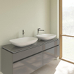 Villeroy & Boch Loop & friends opzetwastafel 62x42cm rechthoek zonder overloop CeramicPlus wit SW644144
