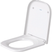 Duravit Happy D.2 WC-zitting 43x35.9x4.3cm met softclose met quickrelease Kunststof wit Glanzend SW68372