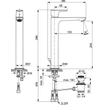 Ideal Standard Connect Air Wastafelmengkraan (opbouw) SW210207