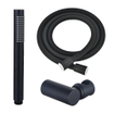 FugaFlow Eccelente Sobrado Badkamer handdoucheset incl staafhanddouche - houder - slang glad Zwart SW1124064