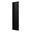 Plieger Cavallino Retto designradiator verticaal dubbel middenaansluiting 1800x450mm 1162W zwart 7253043