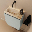 MONDIAZ TURE-DLUX 40cm toiletmeubel Greey. EDEN wastafel Frappe positie links. Zonder kraangat. SW1102766