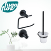 FugaFlow Eccelente Acces Toiletset 3-delig mat zwart - SW1125998