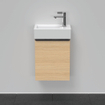 Duravit D-Neo wastafelonderkast 36.4x44x22.2cm Linksdraaiend 1 deur Natuur eiken Mat SW640670