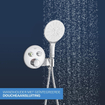 GROHE QuickFix Precision SmartControl inbouw douchesysteem met Vitalio Rain Mono 310 hoofddouche chroom SW1120182