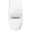 Duravit Viu WC-zitting 43.3x37.1x4.38cm compact met softclose met quickrelease Kunststof wit Glanzend SW297113