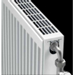 Henrad Compact All In paneelradiator 90x70cm type 21 1318watt 4 aansluitingen Staal Wit Glans SW70677