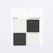 SAMPLE The Mosaic Factory London mozaïektegel 4.8x4.8x0.6cm voor vloer voor binnen en buiten vierkant Keramiek Dambord Mix Super wit en zwart SW862101