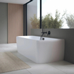Duravit Qatego bad back-to-wall 180x80cm mat wit SW999963