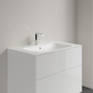 Villeroy & Boch Finion meubelwastafel 1 kraangat 80x50cm Ceramic+ met verdekte overloop stone white SW209573