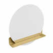 Mondiaz SPOT Badkamerspiegel - rond 70cm - spiegelplanchet - kleur Oro SW1235573