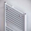 Vasco Iris HD-EL designradiator elektrisch recht horizontaal 1790x500mm, 1000W wit SW160416