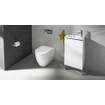 Duravit ME by Starck closetpot diepspoel staand back to wall 37x60cm afvoer horizontaal met wondergliss wit SW84195