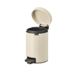 Brabantia NewIcon Pedaalemmer - 3 liter - kunststof binnenemmer - soft beige SW767521