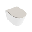 MONDIAZ LAVIE wandclosetpack - 36x53cm - diepspoel - rimless - Talc (offwhite) - softclose - quick-release - toiletzitting - Linen (offwhite) SW1208788