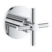 Grohe Atrio Inbouwthermostaat - 1 knop - stopkraan - met kruisgreep - chroom SW225246