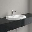 Villeroy & Boch Architectura inbouwwastafel 60x45x17cm Ovaal 1 kraangat met overloopgat Wit Alpin glans Ceramic SW762350