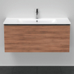 Duravit D-Neo wastafelonderkast 101x44x46.2cm 1 lade Noten Mat SW641025