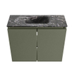 MONDIAZ TURE-DLUX 60cm toiletmeubel Army. EDEN wastafel Lava positie midden. Met 1 kraangat. SW1103681