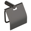 Wiesbaden Ida toiletrolhouder met klep Gunmetal SHOWROOMMODEL SHOW22736