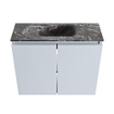 MONDIAZ TURE-DLUX 60cm toiletmeubel Clay. EDEN wastafel Lava positie midden. Met 1 kraangat. SW1103776