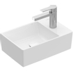 Villeroy & Boch Memento 2.0 fontein onderzijde geslepen 40x26cm zonder overloop 1 kraangat wit SW358477