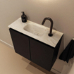 MONDIAZ TURE-DLUX 60cm toiletmeubel Urban. EDEN wastafel Ostra positie midden. Met 1 kraangat. SW1104658