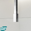 FugaFlow Eccelente Vetro inloopdouche badkamer - 60x200cm - helder glas - plafondarm - chroom SW1124961