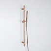 Fortifura Calvi douchekraan met glijstangset met staafhanddouche, gladde doucheslang Geborsteld koper PVD (Koper) SW1079939