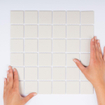 The Mosaic Factory London mozaïektegel - 30.9x30.9cm - wand en vloertegel - Vierkant - Porselein White Mat SW62224