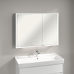 Villeroy & Boch My view spiegelkast 100x75cm 2 deuren 3 contactdoos LED SW641573