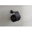 Duravit Starck T Toiletrolhouder - met klep - zwart mat SW297081