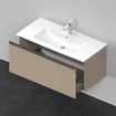 Duravit D-Neo wastafelonderkast 101x44x46.2cm 1 lade Linnen Mat SW640730