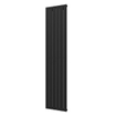 Plieger Cavallino Retto designradiator verticaal enkel middenaansluiting 2000x450mm 999W donkergrijs structuur 7255316