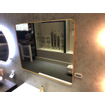 Royal plaza Intent spiegel rechthoekig ronde hoeken 80x100 mat goud SHOWROOMMODEL SHOW22292
