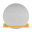 Mondiaz SPOT Badkamerspiegel - rond 100cm - spiegelplanchet - kleur Ocher SW1235566