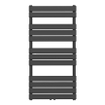 Belrad Handdoekradiator - middenaansluiting - 1200X600mm - Zwart SW1152668