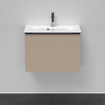 Duravit D-Neo wastafelonderkast 61x44x37.2cm 1 lade Linnen Mat SW640705