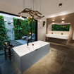 MONDIAZ FREEZE Vrijstaand bad - 180x85cm - kleur Plata / Talc SW1015117