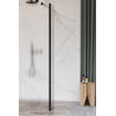 Fortifura Galeria zijwand - 30x200cm - mat glas - 8mm - met hoekprofiel - mat zwart SW925314