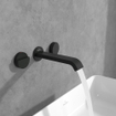 Villeroy & Boch Dawn Driegats wastafelkraan - mat zwart SW974324