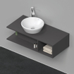 Duravit D-Neo wastafelonderkast 100x26x48cm Grafiet Mat SW641201