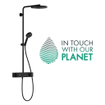 Hansgrohe Pulsify s showerpipe 260 1jet ecosmart met 400 matzwart SW918177
