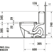 Duravit WC-zitting 37.2x48.8x5.1cm met softclose met quickrelease Polypropyleen wit 0314237