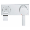 GROHE Allure wastafelmengkraan inbouw - laag - uitloop 18cm - 1 knop - chroom 0434013