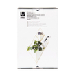Umbra Trigg plantenhouder 6x11x19cm 2 stuks hangend keramiek wit/goud SW539278